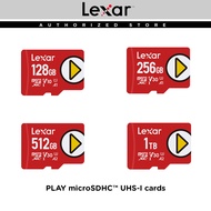 Lexar PLAY microSDHC™ UHS-I cards