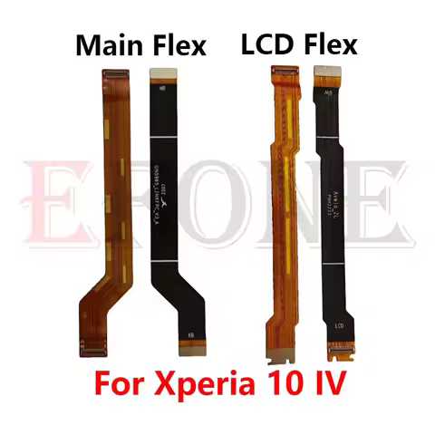 For Sony Xperia 10 IV XQ-CC72 CC54 CC44 USB Charging Main Board Motherboard LCD Screen Display Conne