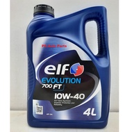 ELF Semi Synthetic Engine Oil Evolution 700 FT 10W-40 4 Liter Engine Oil - New Packing - 100% 0riginal Engine Oil 10W-40