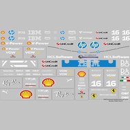 POPK | F1 Racer Custom Transfer Sticker