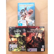 PC Titan Quest / Dawn of War: Dark Crusade / Warhammer Mark of Chaos