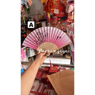 Chinese New Year Oriental Paper Folding Fan, Folding Fan Decoration Chinese Fan