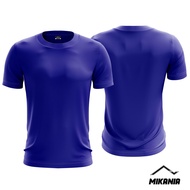 Royal Blue Plain Microfiber Jersey T-Shirt | Jersi T-shirt Microfiber Kosong Biru (UNISEX) MURAH