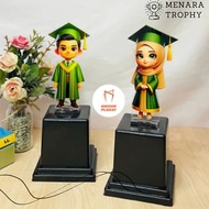 Custom Acrylic Graduation Trophy - Award Trophy