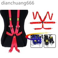 OMP Racing Safety Seat Belts Harness 4 /5/6Point 3 Inch Width Black Blue Red