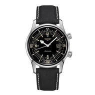 Longiness Watch Classic Replica Series Automatic Mechanical Watch Black Dial Cowhide Strap Men's Watch 42mm L3.774.4.50.0