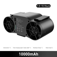 ZUZG NEW Portable Waist Clip Fan New Personal Belt & Outdoor Body Fan 10000mAh /20000mAh Rechargeabl