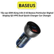 Baseus Particular Digital Display QC+PPS Dual Quick Charger Car Charger 65W Car charger
