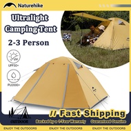 Naturehike Outdoor Camping Tent Aluminum Alloy Double Layer Tent P-Series 2-3 Waterproof tent
