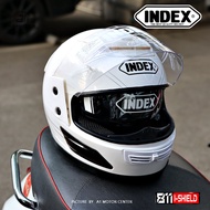 หมวกกันน็อคเต็มใบ INDEX รุ่น 811 ishield หน้ากาก 2 ชั้น มาตรฐาน มอก. ของแท้จากโรงงาน
