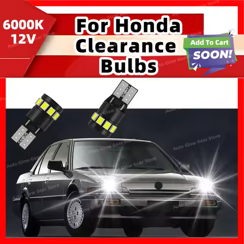 2x Interior Clearance Lamps 6000K Bulbs For Honda Jazz Fit MK1 MK2 MK3 MK4 2001-2023 Civic 8 Ridgeli