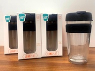KeepCup LongPlay 鋼化玻璃膽雙層外帶杯(L)-Black