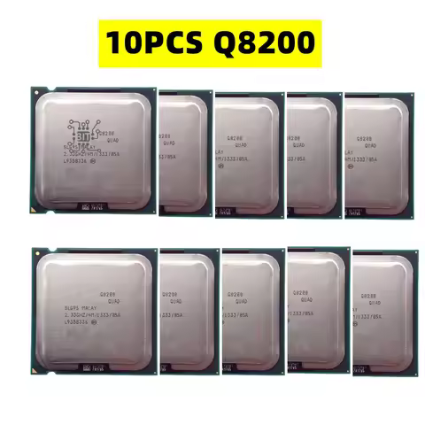 10PCS Q8200 2.3GHz Quad-Core 4-Thread 4M 95W CPU Processor LGA 775 Q 8200