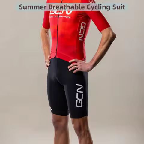 2024 GCN Team Cycling Jersey Set Summer Breathable Road Bicycle Suit Riding Uniform Bike MTB Clothin