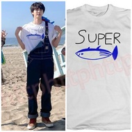 KAOS KPOP BTS SEOK JIN SUPER TUNA TSHIRT KOREA READY OVERSIZE & KIDS