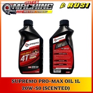 RUSI SCENTED OIL / TOP 1 20w-50 Oil/RACING PRO-MAX 20W-50 SUPREMO SCENTED OIL for RUSI Motor