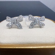 WG72-Diamond Earring with 18K White Gold