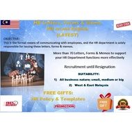 HR 70+ Letters Forms Memos Malaysia | Employment Contract Offer Letter Warning Letter Resignation Fo