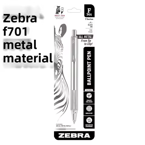 ZEBRA Zebra F-701 402 301 Stainless Steel Ballpoint Pen 0.7mm 1.6mm Refill Metal Office School Suppl