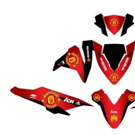 Decal motor decal sticker vario 150 125 2016 2017 led manchaster united MU red army liverpool