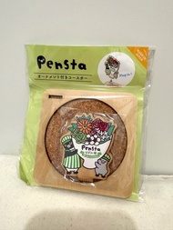 ✈️New ⭐️JR 東日本 Pensta x Suica 企鵝 x 西瓜卡 限定  立體 杯墊 B