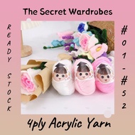 [TSW] 4ply Acrylic Yarn / Soft Acrylic Yarn / 4股毛线纯晴纶线 / Benang Nona #01 - #52