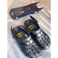 Crocs Batman Adult Sandals with Wings and Venturing Pipes - Comfortable, Breathable, and Slip-Resist