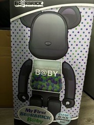 Be@rbrick baby clear black plated 1000%