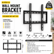 7Star 32-55 inch 40-80 inch TV Wall Mounting bracket display hardware support TV Monitor X-400 wall 