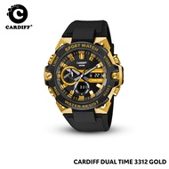 CARDIFF DT  3312 Jam Tangan Pria Dual Time Water Resist