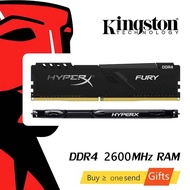 ★Spot Goods★- COD New Hyperx Fury memory PC4 DDR4 16GB 2X8GB DDR4 2666MHZ Desktop RAM Memory DIMM PC