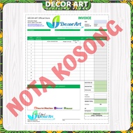NOTA KOSONG [Khusus order di Toko Decor Art]