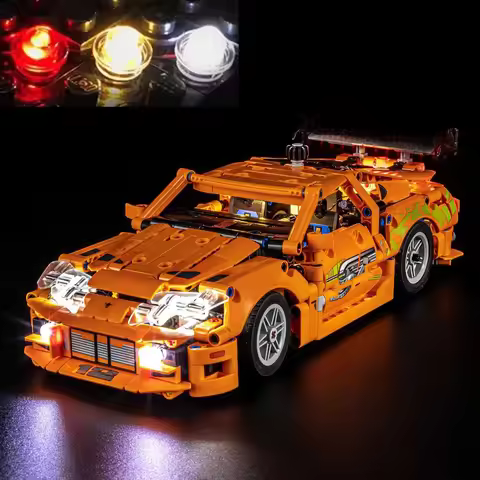 (No LEGO, Just Light) USB Lights Set for Lego 42204 Technic Fast and Furious Toyota Supra MK4 Buildi