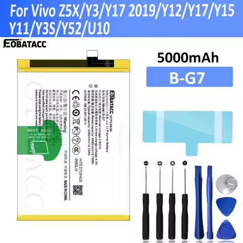 2026 Years EOATABACC Brand New B-G7 Replacement Battery For Vivo Z5X/Y3/Y17 2019/Y12/Y17/Y15 /Y11/Y3