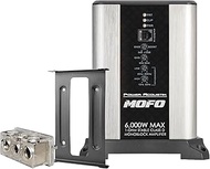 Power Acoustik MOFO1-6KD | Class D Monoblock Amplifier, 6000 Watts Max Power, 2,500 Watts 1 Ohm Stab
