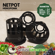 Netpot SOLUSI 5 cm Hidroponik 120 pcs Wadah Media Tanam Rockwool Net Pot 5cm Harga 1 box Netpot 5cm 