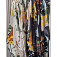 Premium viscose rayon fabric, floral rayon fabric