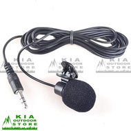 Mic Kecil Microfon Kecil Kabel Jepit Buat HP Laptop Vlog Video Youtube Microphone