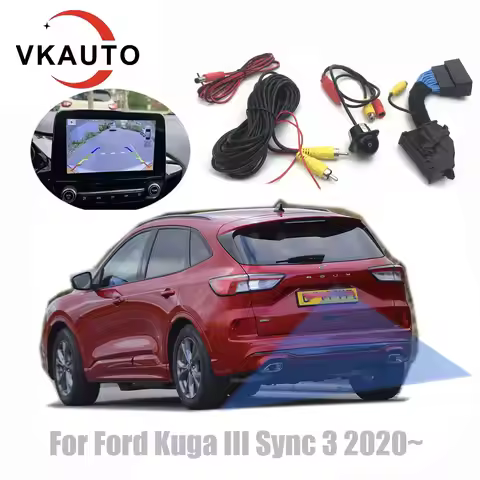 VKAUTO For Ford Kuga mk3 2020~ 2023 Sync 3 system Add Rear View Camera ccd hd reversing Backup camer