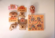 $ 55（六件全走）卡皮巴拉水豚公仔吊飾｜水豚公仔｜capybara 水豚公仔吊飾｜麵包水豚公仔｜水豚貼紙