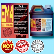 [2 Liter] EM4/Effective Microoganisms/Water Treatment/EM Aquaculture/EM Agriculture/EM Livestock