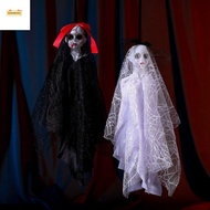 FITNESSFACTORY Halloween Skeleton Bride Pendant, Scary Festival Ghost Hanging Decoration, Creative D