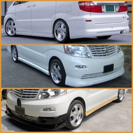 Toyota Alphard AH10 AH 10 ANH10 2001 2003 2005 Side Skirts Skirt - ( GS / BI / MG-A ) Style