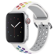 Suitable for Official Website Apple Watch Strap Silicone Sports iwatch10th Generation applewatch11 S