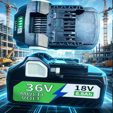 For HiKOKI Hitachi Metabo HPT MultiVolt 18V/36V 6.0Ah Lithium Battery , Replacement BSL36B18 High Ca