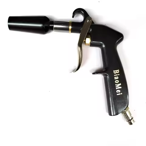 Two Way Air Duster Blow Gun with Adjustable Air Flow Pneumatic Air Compressor Accessory Tool Dust Cl