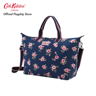 Cath Kidston Foldaway Holiday Bag Dusk Floral Spaced  Navy กระเป๋าพกพา กระเป๋าถือ กระเป๋าแคทคิดสตัน กระเป๋าสะพายข้าง กระเป๋าสะพายไหล่