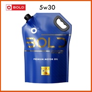 [East Malaysia] BOLD 5W-30 Premium Semi Synthetic Engine Oil (3 Liters Soft Pack)
