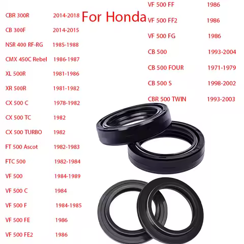 Motorcycle Front Fork Dust Oil Seal 37x50x11 for Honda NSR 400 CMX 450 CB300 CBR300 CB500 CBR500 37