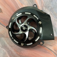 Carbon Fan COVER PLUS SPINNER Fan COVER PNP SOUL KARBU FINO KARBU NOUVO LELE NOUVO MX NOUVO Z MIO SMILE MIO SPORTY MATIC YAMAHA/Fan COVER PLUS SPINNER COVER MIO SOUL NOUVO SOUL KARBU FINO KARBU CARBON ORIGINAL THAILAND